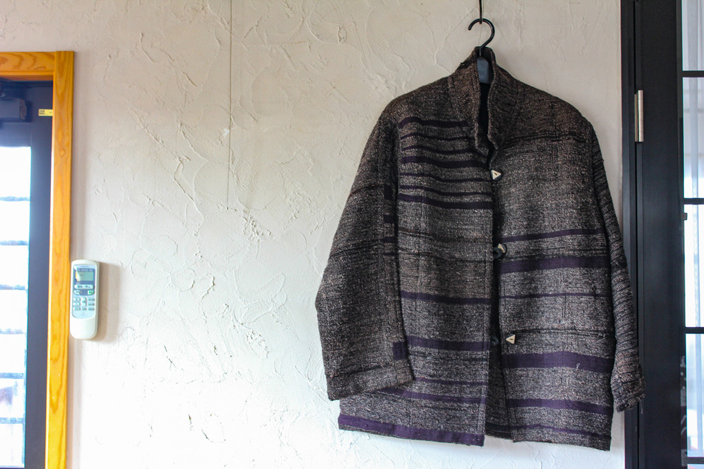 裂き織のコート