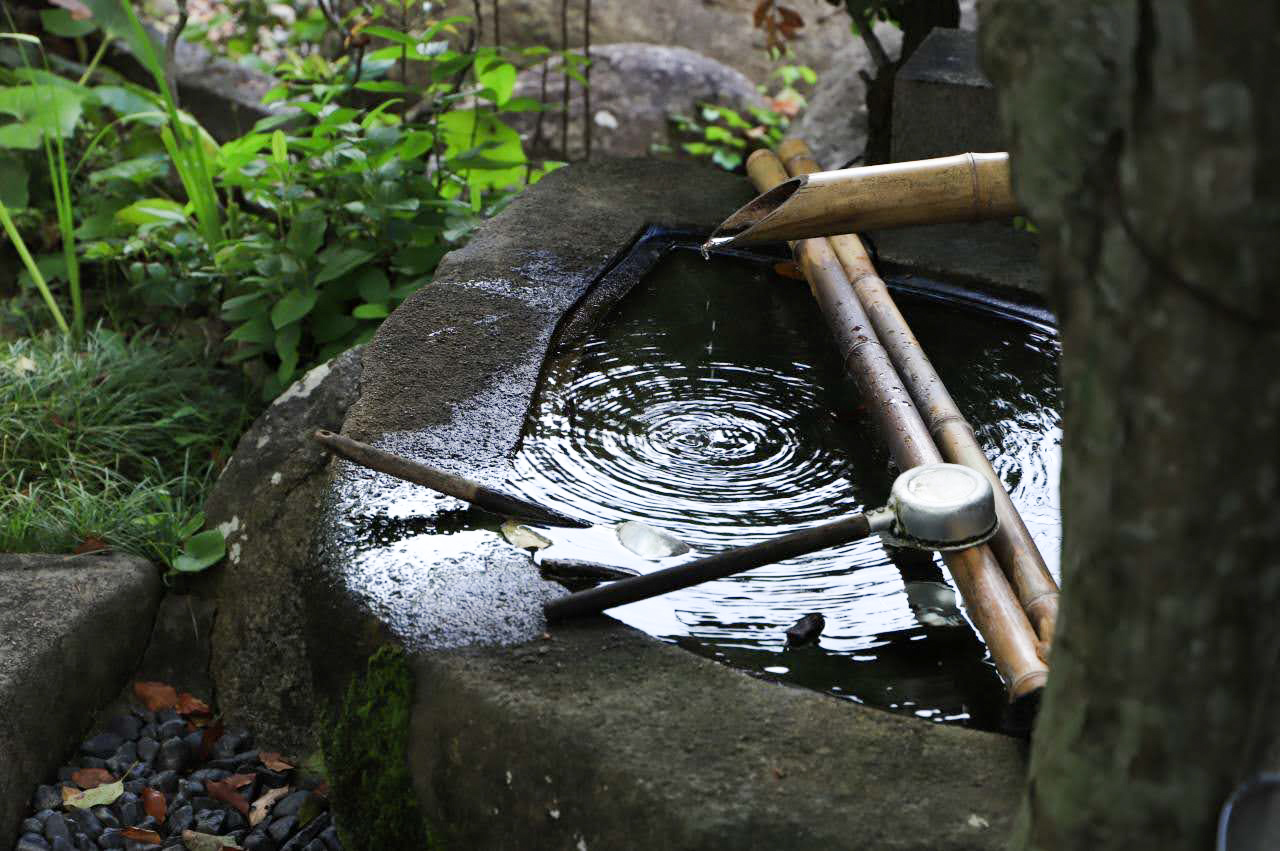 玉島・円通寺のししおどし